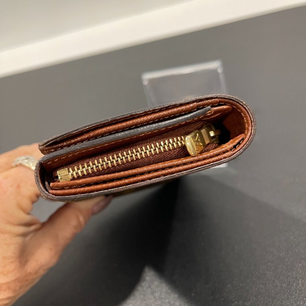 Louis Vuitton Monogram Porte-Monnaie Tresor Wallet (JB1380) - Picture 4 of 11